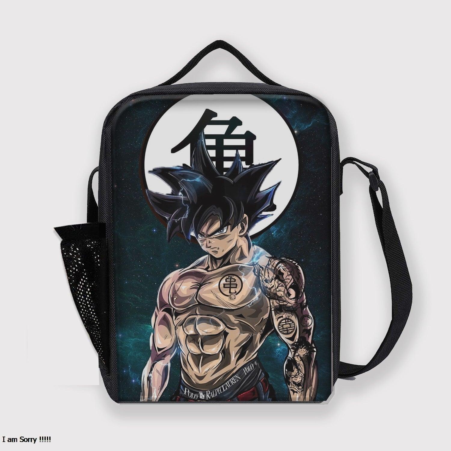 Dragon Ball Z Goku Black Backpack Dragon Ball Z Lunch Bag For