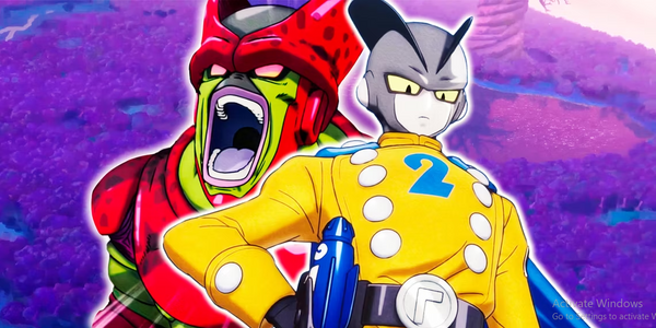 Dragon Ball Releases Rare Concept Art of Super Hero's Cell Max vs. Gamma 2 Fight