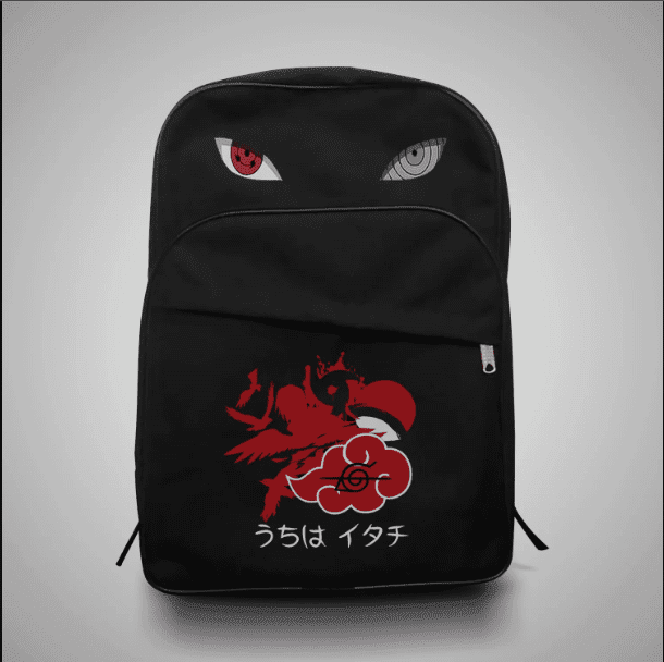naruto backpack anime eye design bag