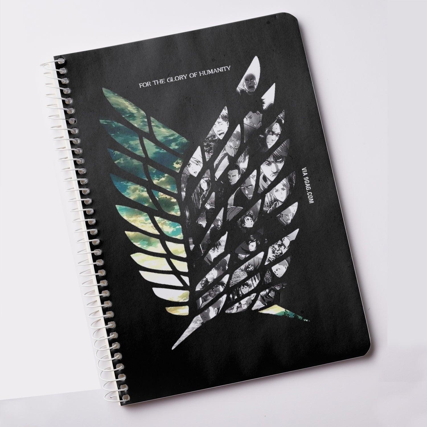 ATTACK ON TITANS LOGO NOTEBOOK – Anime Store Pakistan
