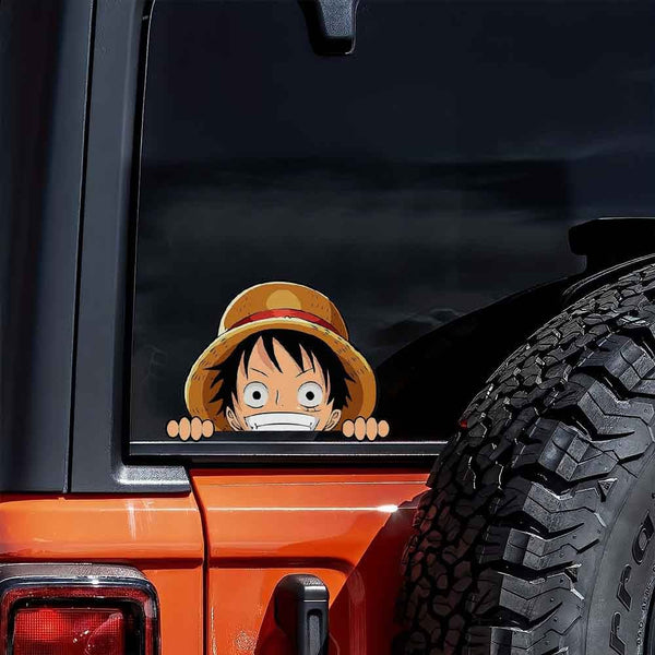 One Piece Car Decal Monkey-D Luffy Anime stickers