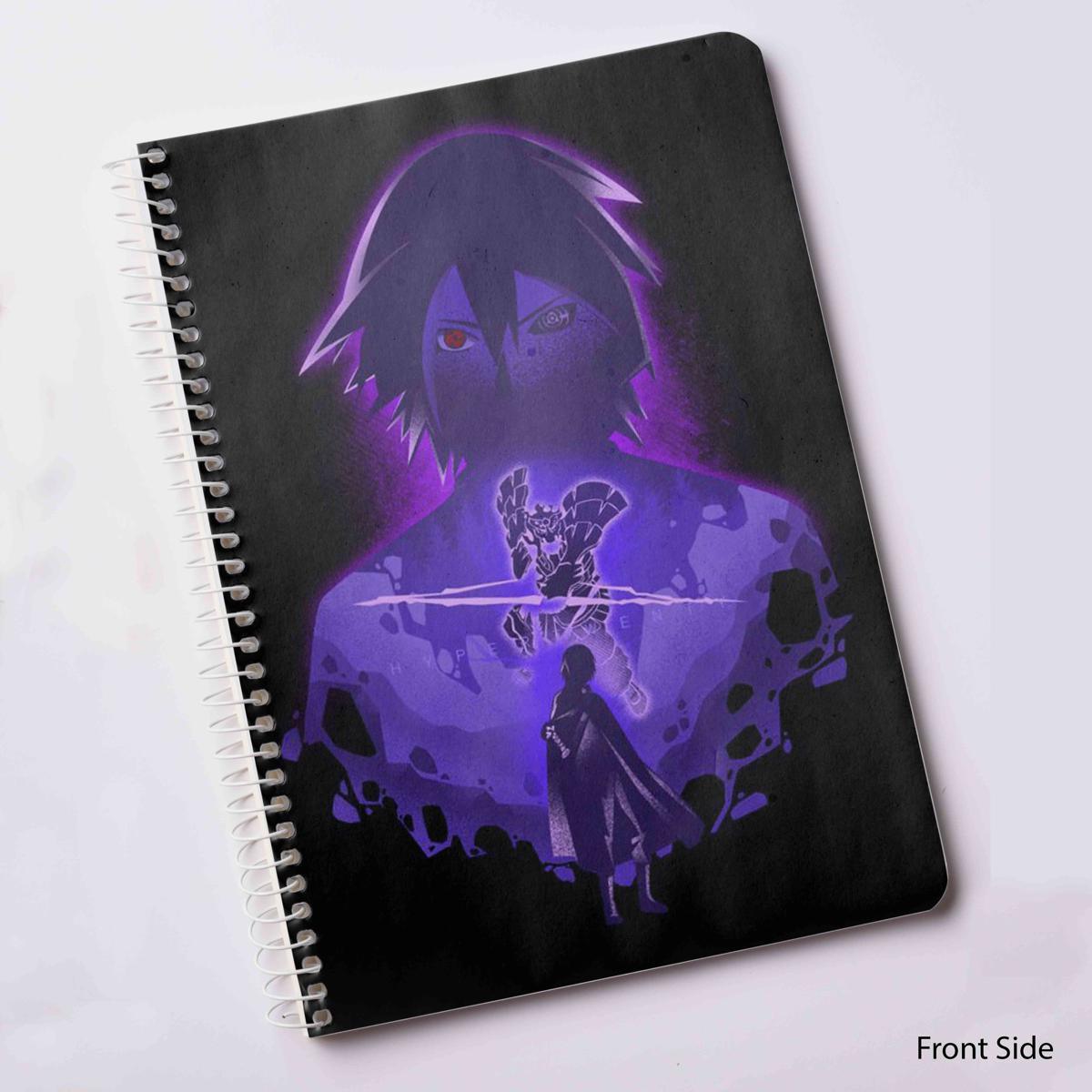 a close up of a purple flower in a book 