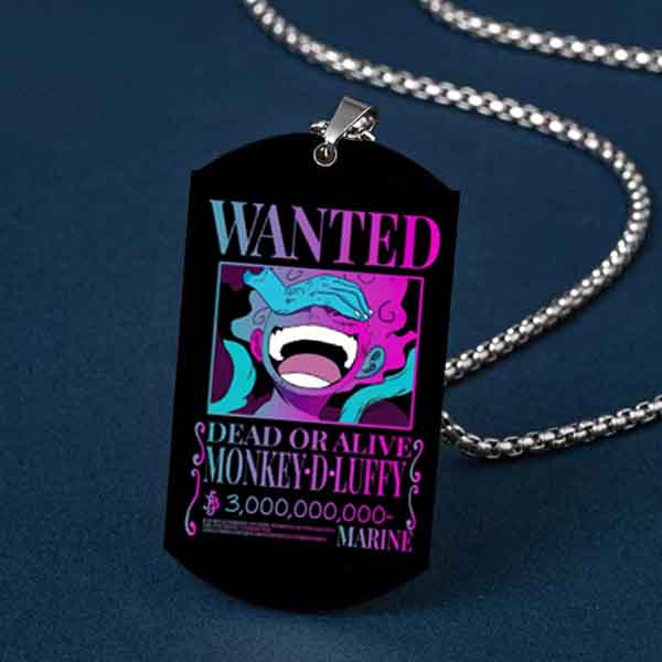 One Piece Sun God Nika Luffy Necklace Fashion Jewelry