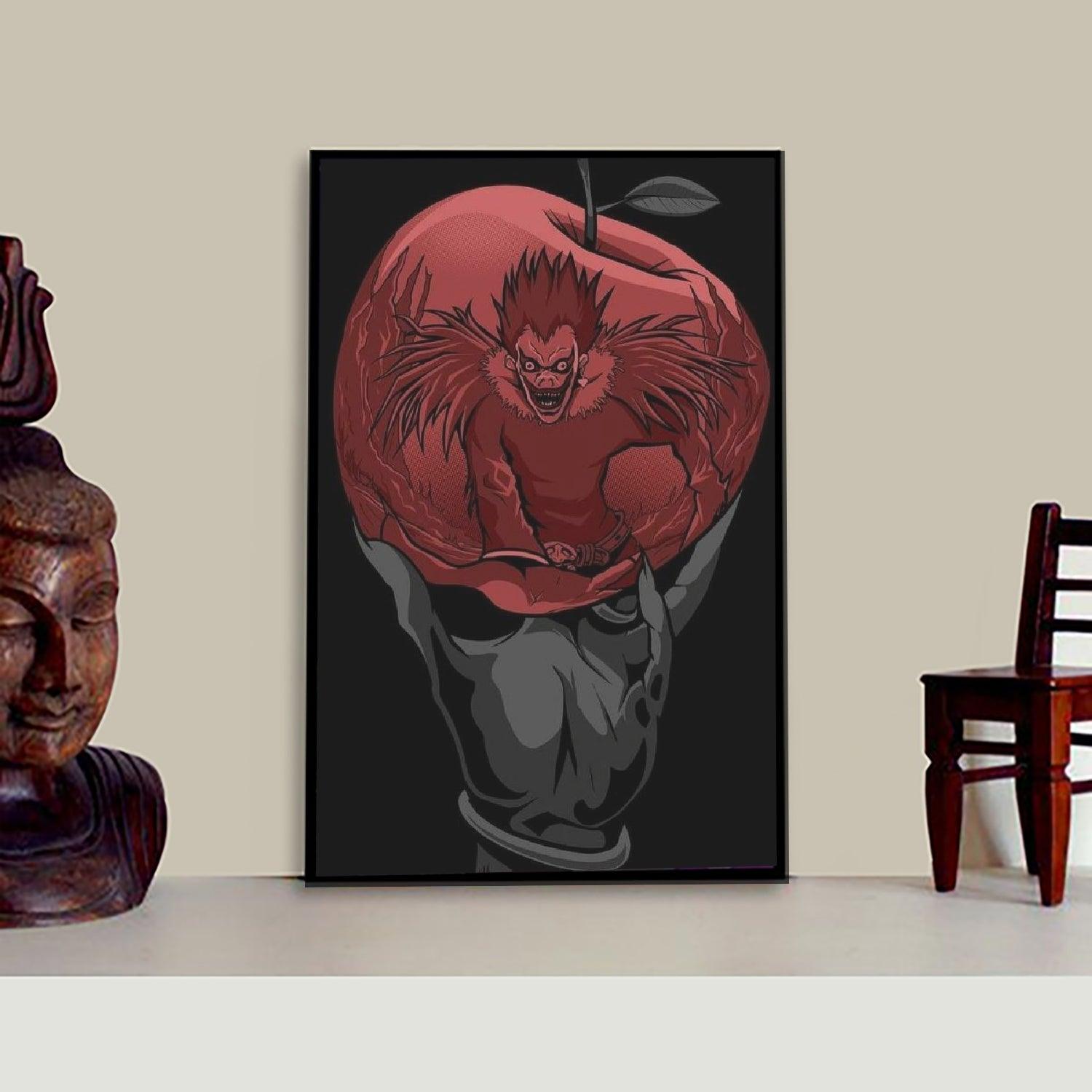 DEATH NOTE RED APPLE RYUK DESIGN FRAME – Anime Store Pakistan