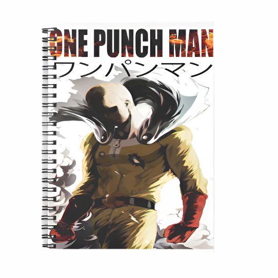 One Punch Man Notebook For Anime Fans