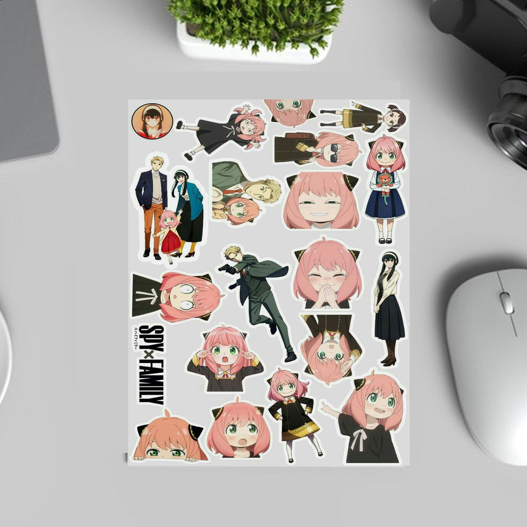 Spy x family sticker sheet