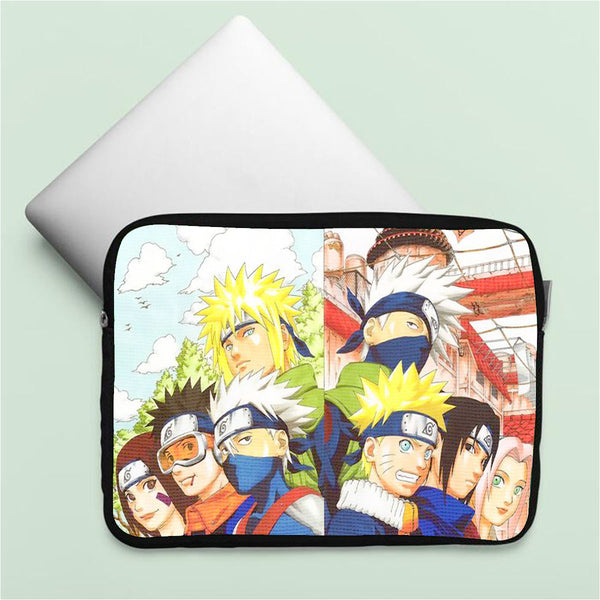 Ninja Squad Laptop Sleeves For Anime Fans