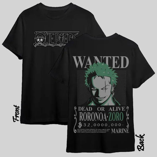 piece t-shirt roronoa zoro'