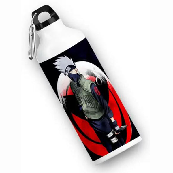 Naruto Black Water Bottle For Anime Ninja Fans