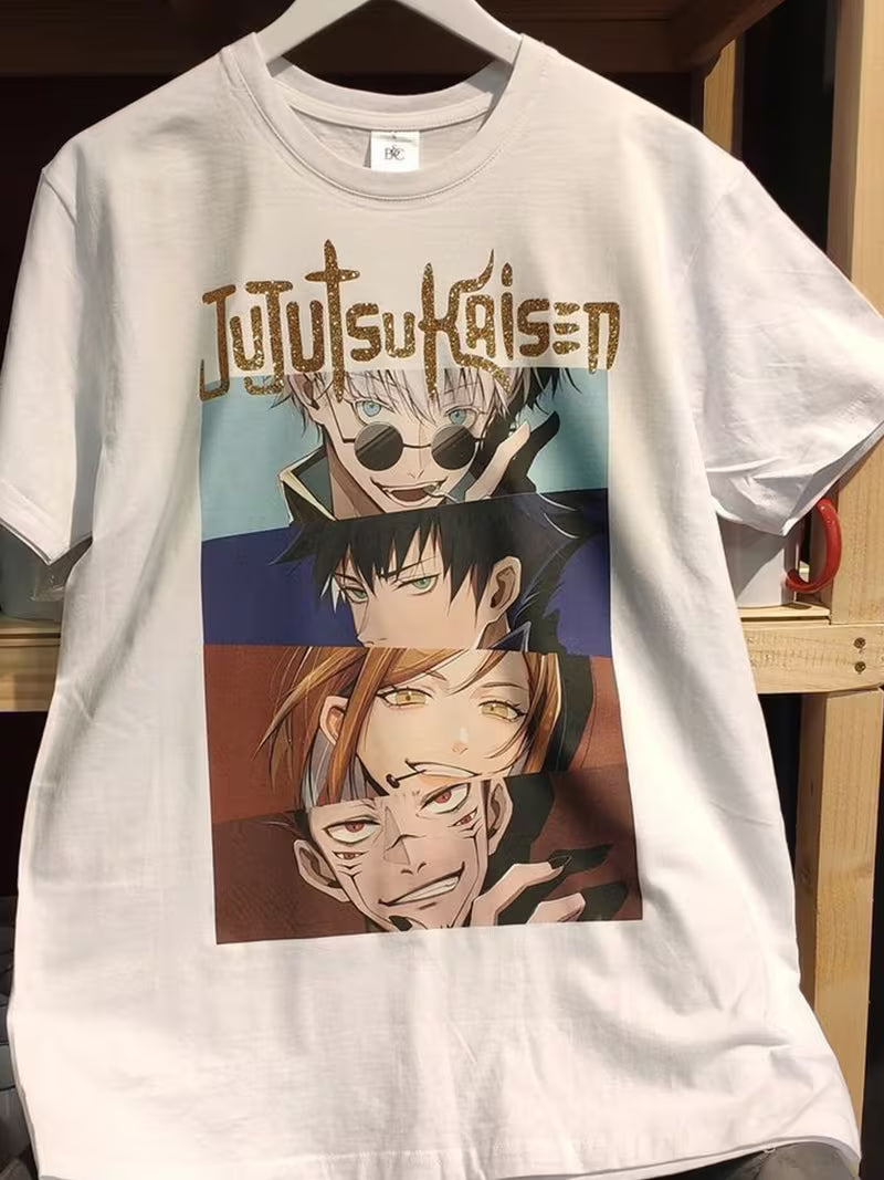 Jujutsu Kaisen T-Shirt | Gojo Sukuna Megumi Nobara All Characters Anime Graphic Tee