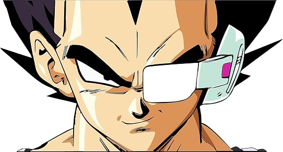 Vegeta Dragon Ball Z AC Sticker | Anime Split AC Vinyl Decal