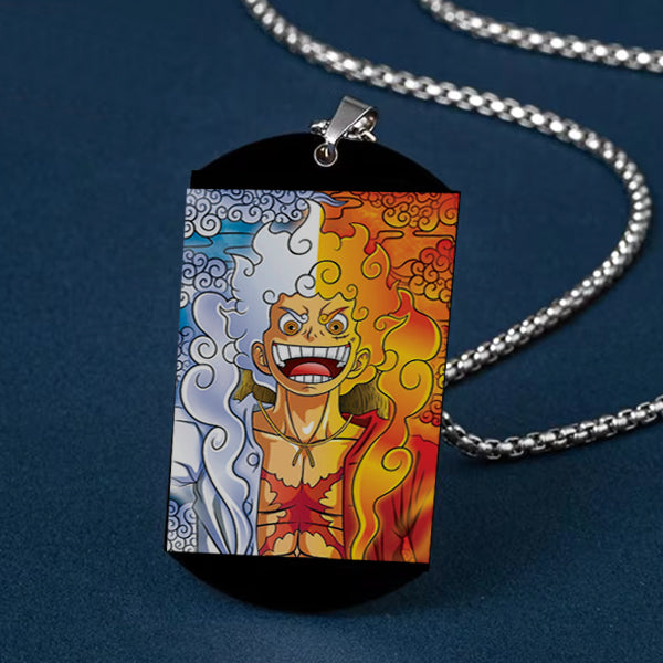 One Piece Luffy Necklace Colorful Fashion Pendant