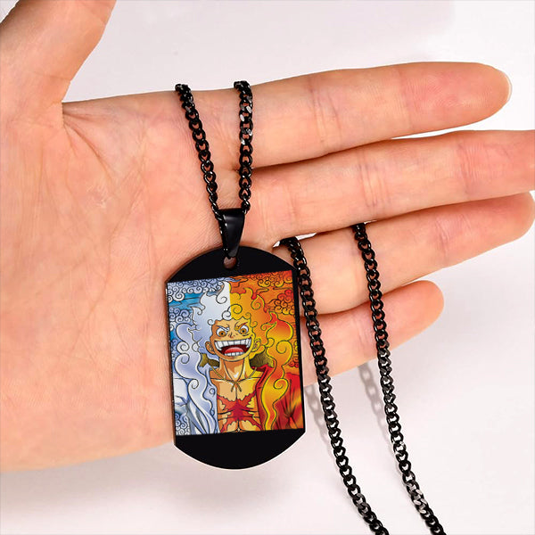 One Piece Luffy Necklace Colorful Fashion Pendant