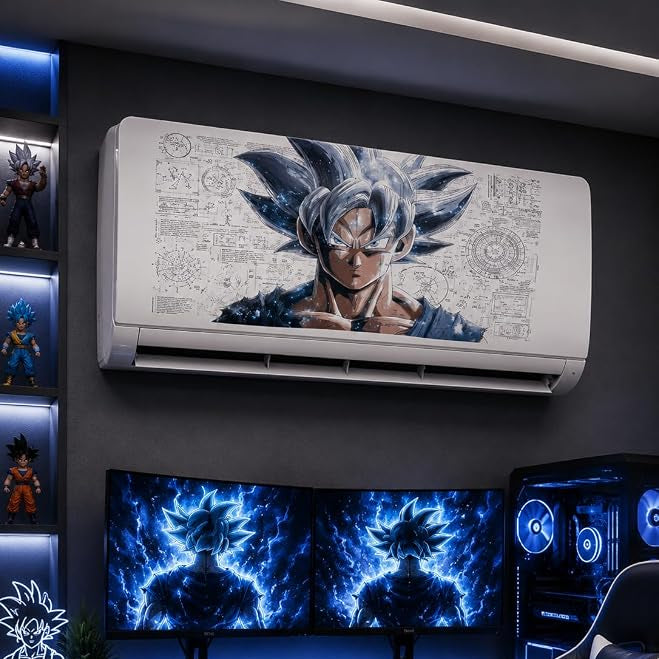 Goku Ultra Instinct Blueprint AC Sticker | Dragon Ball Super Vinyl Decal