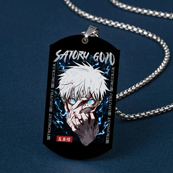 Satoru Gojo Pendant Jujutsu Kaisen Anime Necklace for Boys and Girls