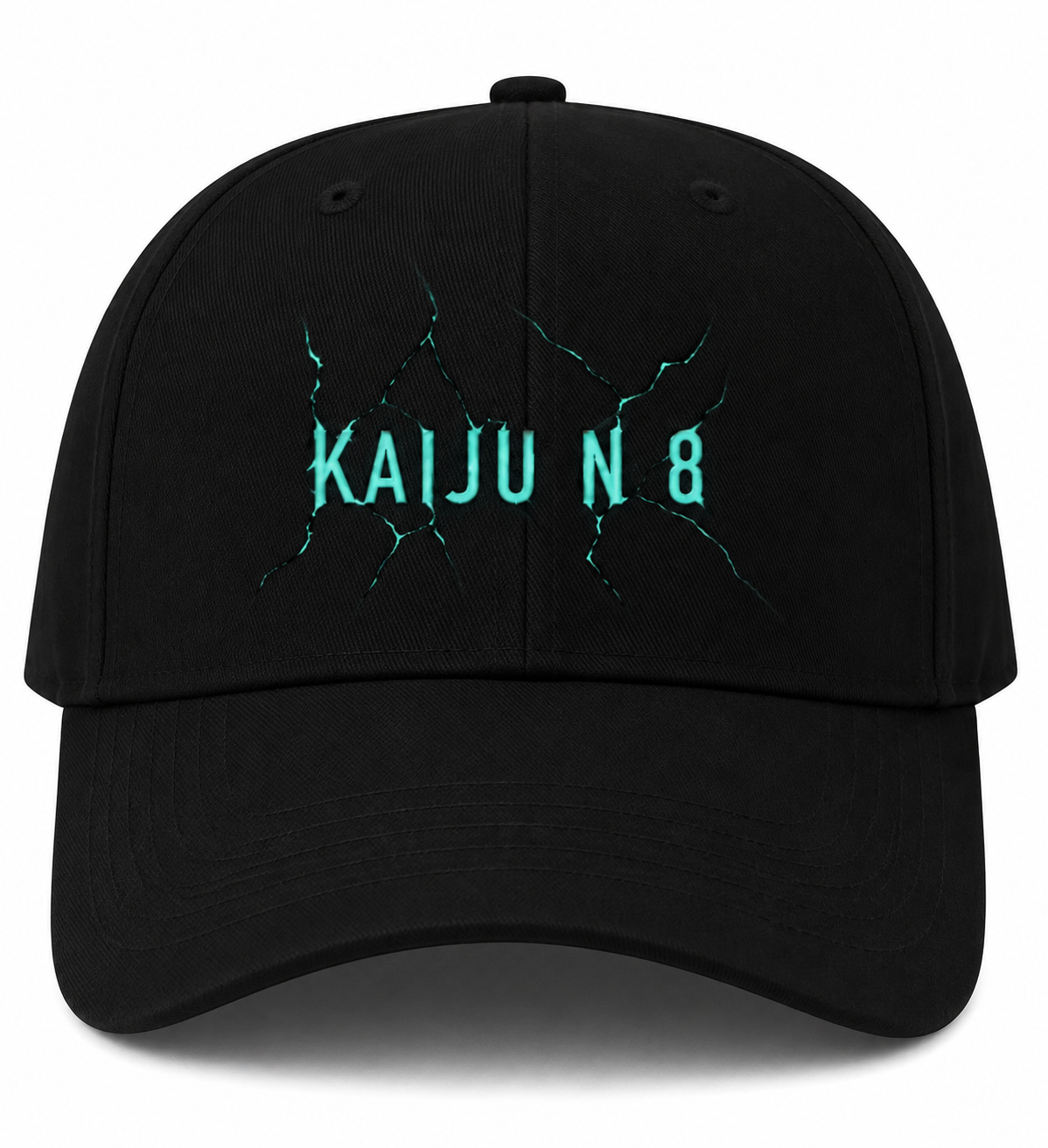 Kaiju No. 8 Neon Crack Text Cap