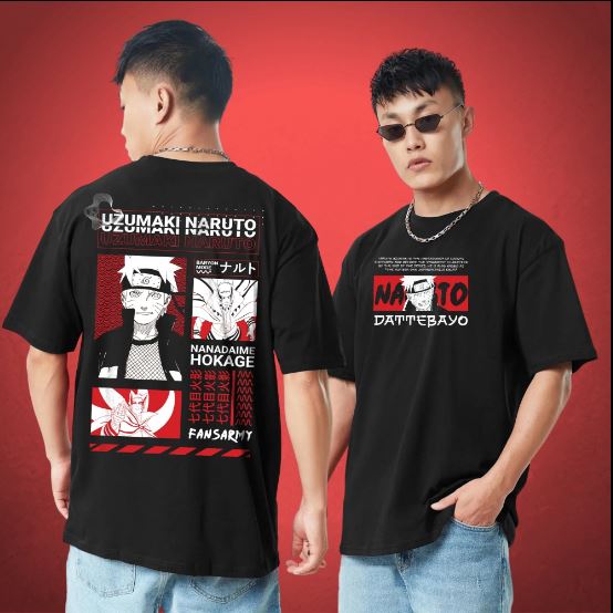 Naruto Uzumaki Graphic T-Shirt | Anime Streetwear Tee