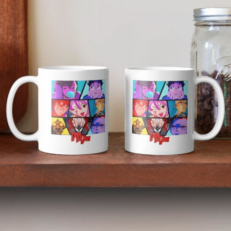 Dandadan Character Grid Mug