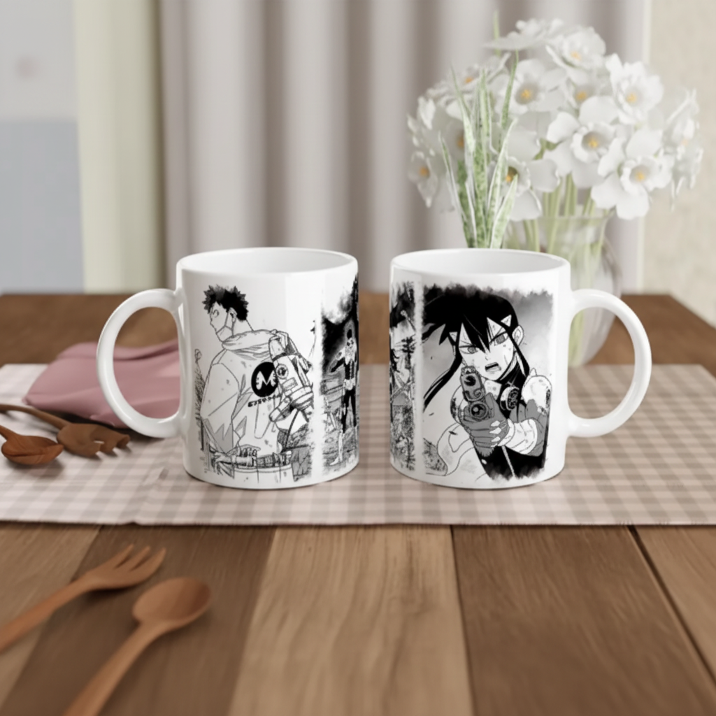 Kaiju No. 8 Manga Style Mug