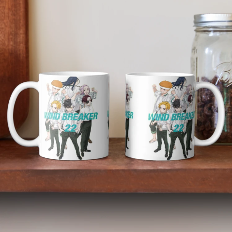 Wind Breaker Group Action Mug