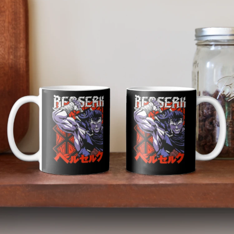 Berserk Guts Title Mug