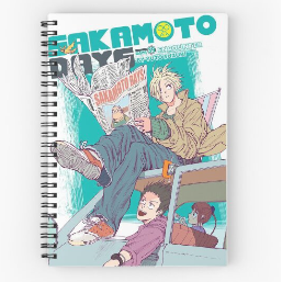 Sakamoto Days Cover Art Notebook