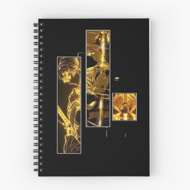 Kaiju No. 8 Gold Panel Notebook