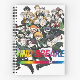 Wind Breaker Group Cast Notebook