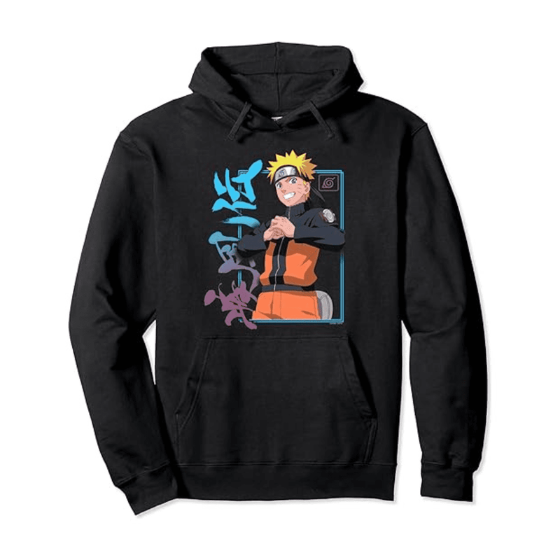 naruto manga series hoodie