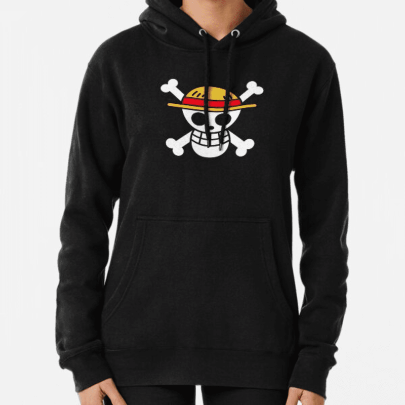 luffy skull hoodie