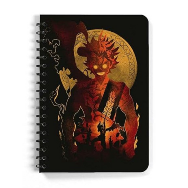 Elite Asta Notebook For Anime Black Clover Fans