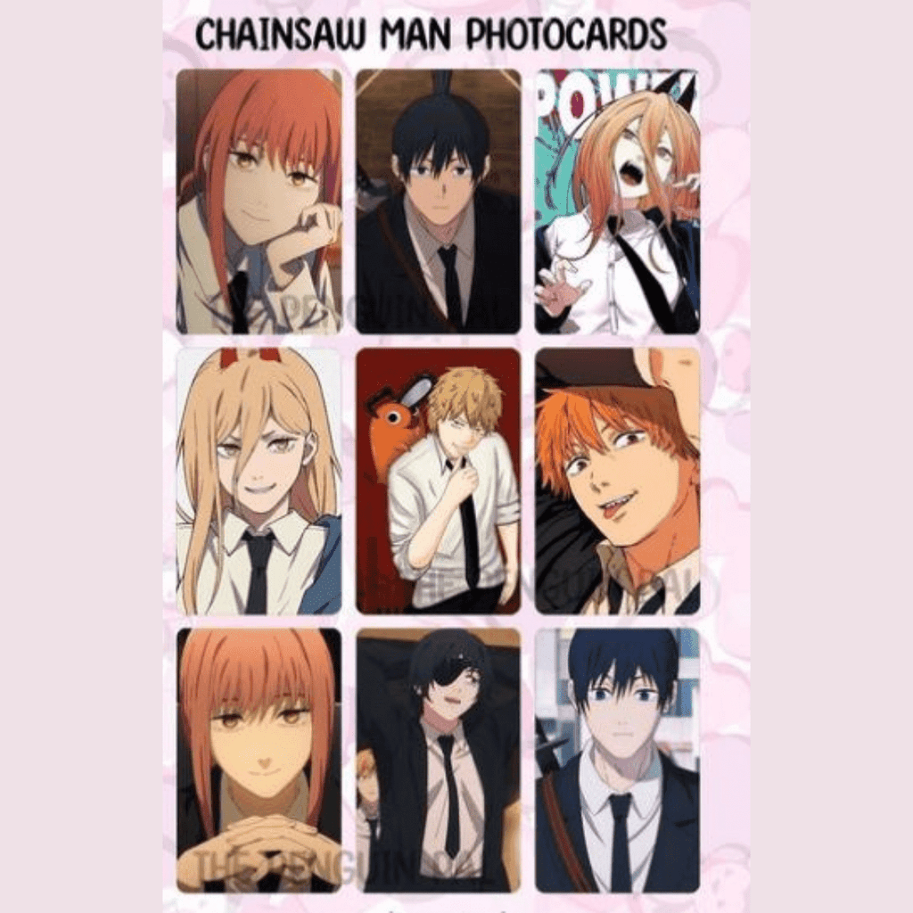 Chainsaw Man Photocards ( Pack Of 9)