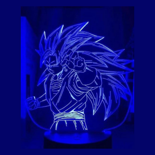 Dragon Ball Z Goku Illusion Lamp for Room Decoration