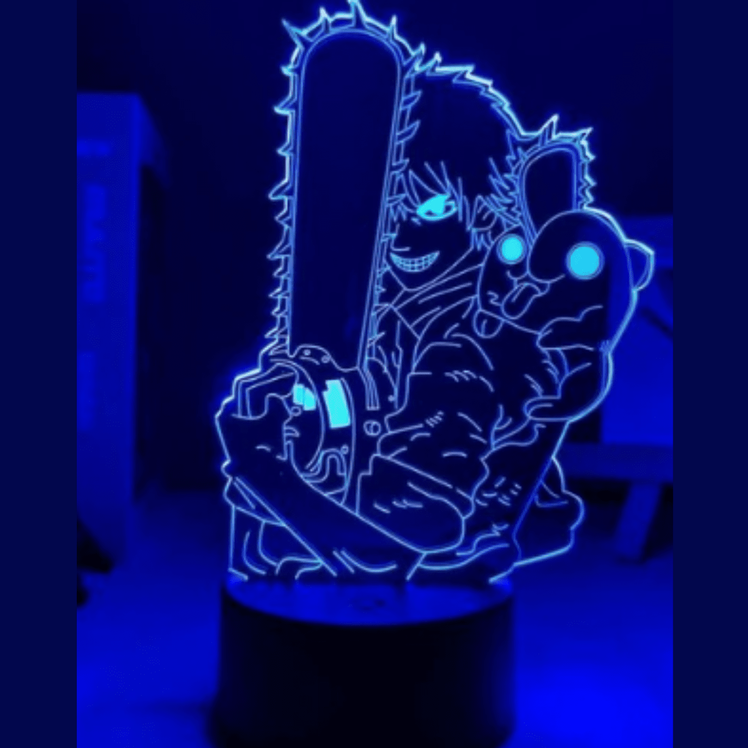 chainsaw man illusion lamp