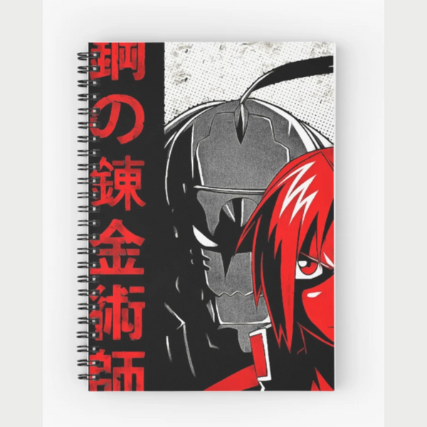 Trendy Alchemist Notebook For Anime Fans