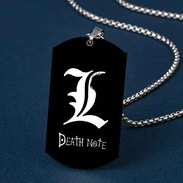 Death Note Dog Tag Pendant For Anime Fans