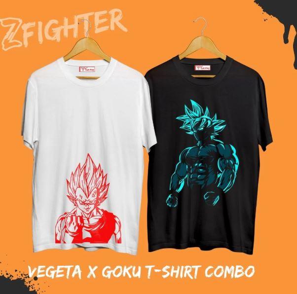 Vegeta X goku tshirt