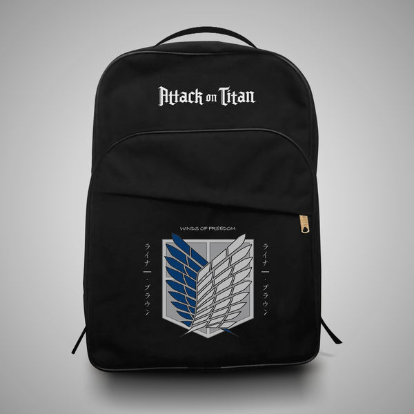 Titan Slayer Backpack For Anime Fans College Bag