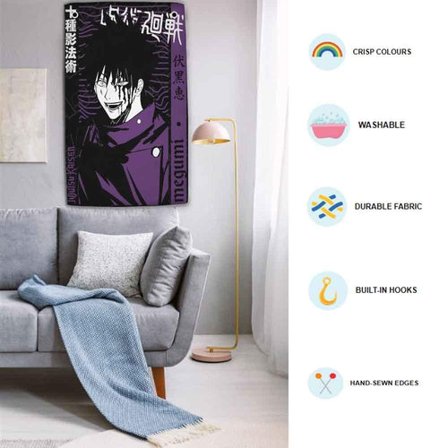 jujutsu kaisen wall tapestry