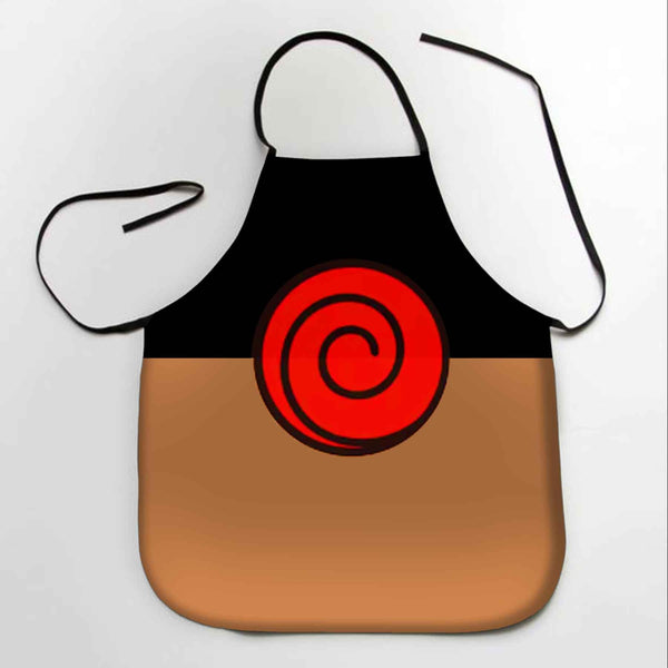 Uzumaki Logo Apron For Anime Naruto Fans