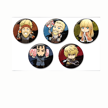 Vinland Saga Badges For Anime Fans (Pack Of 5)