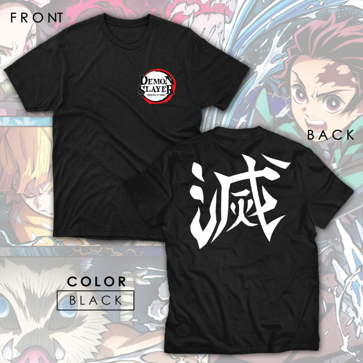 Demon Slayer Kimetsu no Yaiba Destroy Kanji Uniform High Quality Shirt (K18)
