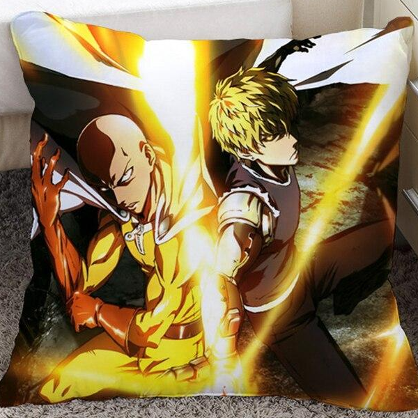 Saitama Duo Cushion For Anime One Punch Man Fans