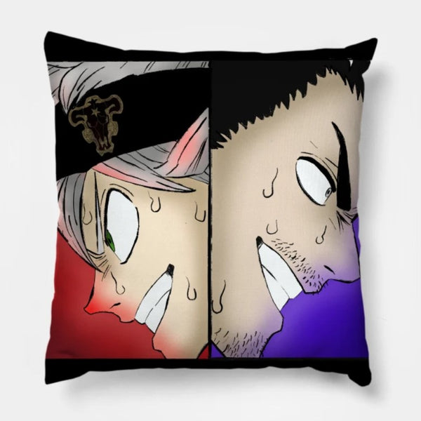 Asta x Yami Cushion For Black Clover Fans