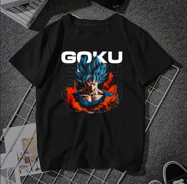 Goku Tshirt For Anime Boys and Girls Fans Dragon Ball Z Theme
