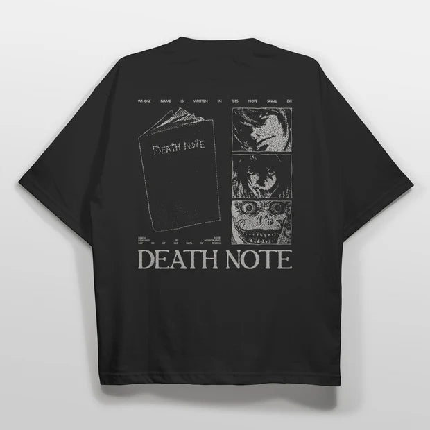 Death Note Graphic Tee – Premium Anime Streetwear T-Shirt