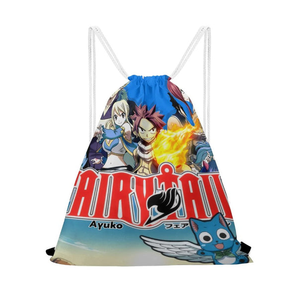 Fairy Tail Drawstring Bag For Anime Fans