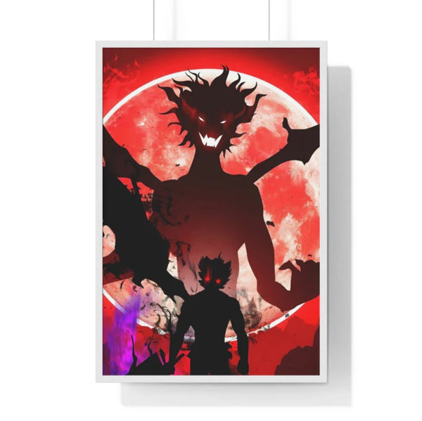 The Devil Picture Frame For Black Clover Fans