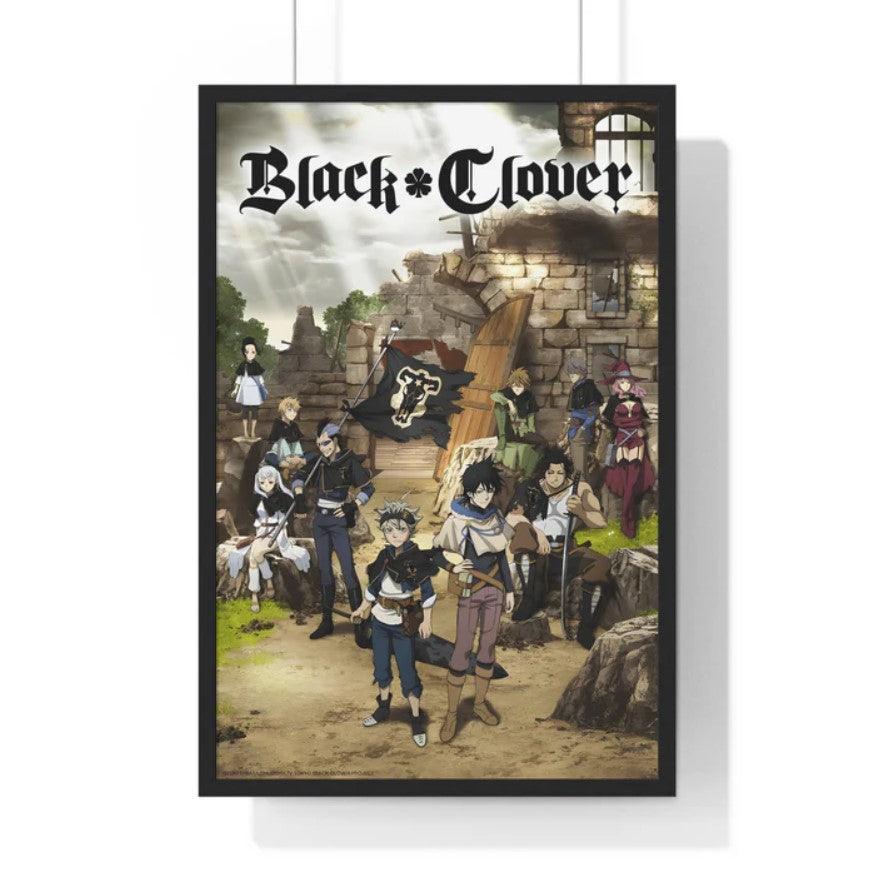 black clover picture frame