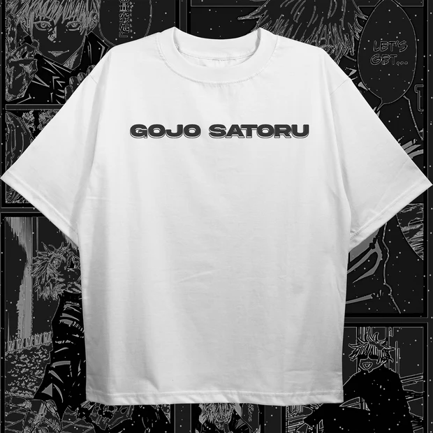 Vintage Gojo Satoru Manga Graphic Tee – For Anime Fans